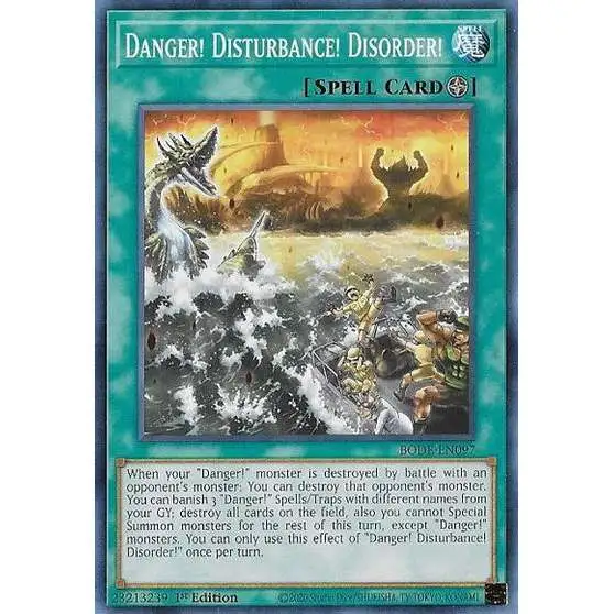 danger cards yugioh Danger! Bigfoot! may be 1st or Unlimited Edition Danger!? Tsuchinoko? - Structure Deck: