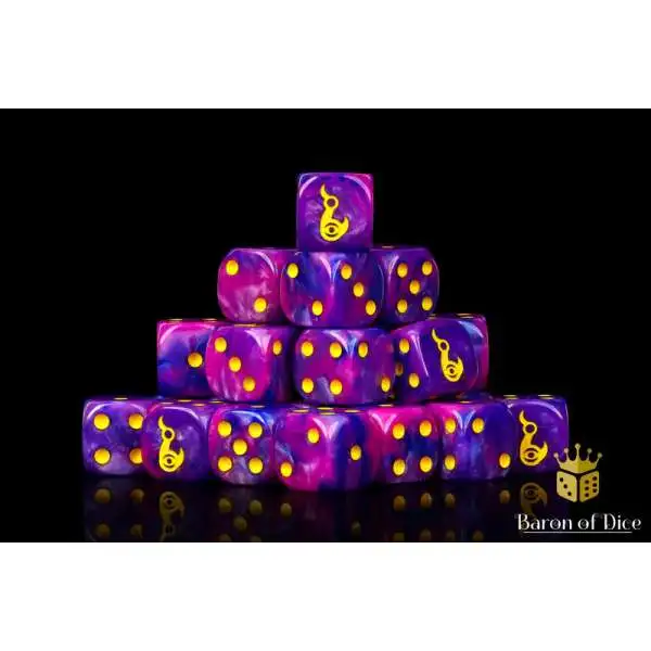 Baron Of Dice 6-Sided d6 Eternal Flame Dice Pack [2025, 25-Count Rounded]