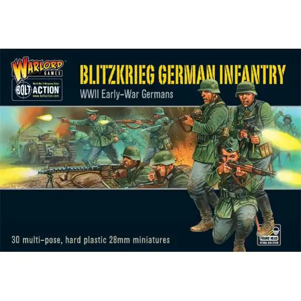 Bolt Action WWII Wargame Axis Blitzkrieg German Infantry Miniatures