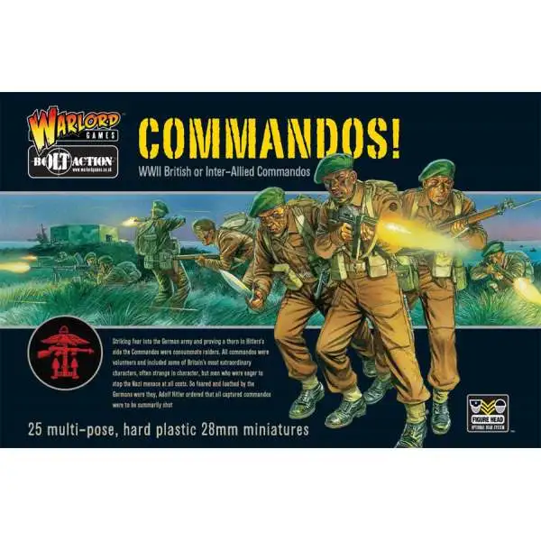 Bolt Action WWII Wargame Allies Commandos! Miniatures [WWII British or Inter-Allied Commandos]