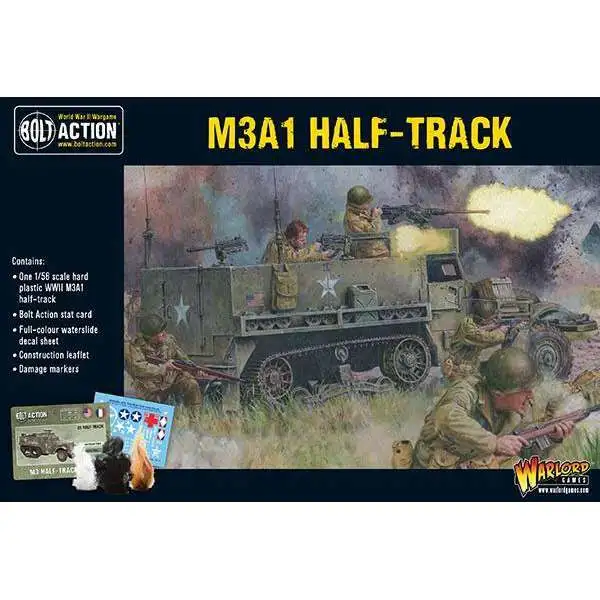 Bolt Action WWII Wargame Allies M3A1 Half-Track Miniatures