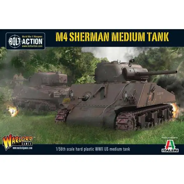 Bolt Action WWII Wargame Allies M4 Sherman Medium Tank Miniatures