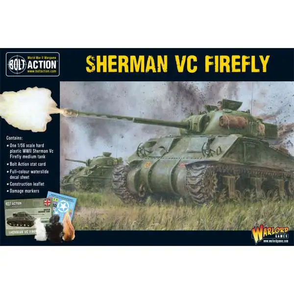 Bolt Action WWII Wargame Allies Sherman VC Firefly Miniatures