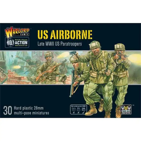 Bolt Action WWII Wargame Allies US Airborne Miniatures