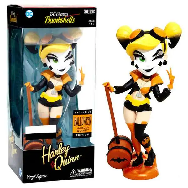 DC Bombshells Harley Quinn Exclusive Vinyl Figure [Halloween]