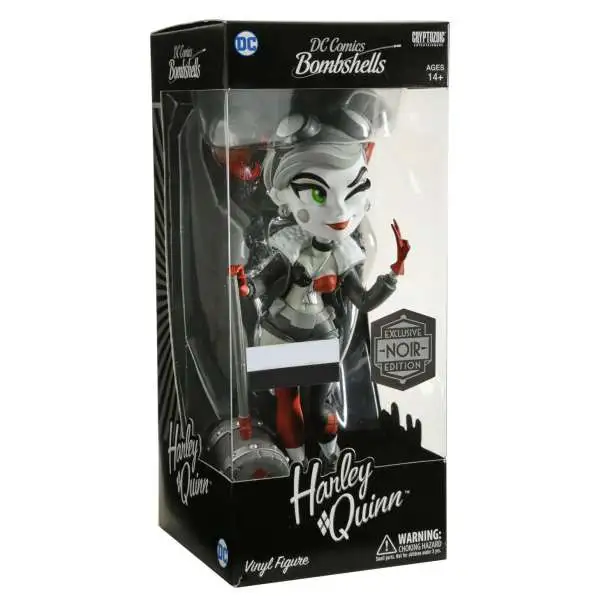 DC Bombshells Harley Quinn Exclusive Vinyl Figure [Noir Edition]