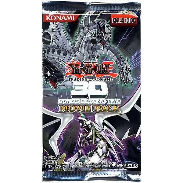 YuGiOh 3D Bonds Beyond Time Movie Booster Pack [5 Cards]