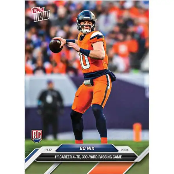 NFL Denver Broncos 2024 NOW Football Bo Nix #12 [Rookie]