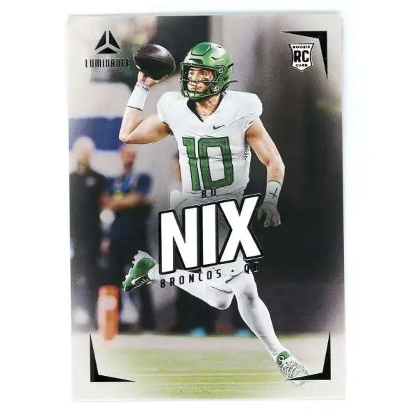 NFL Denver Broncos 2024 Luminance Football Bo Nix #130 [Rookie]