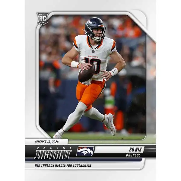 NFL Denver Broncos 2024 Instant Preseason Football Bo Nix #17 [Rookie]