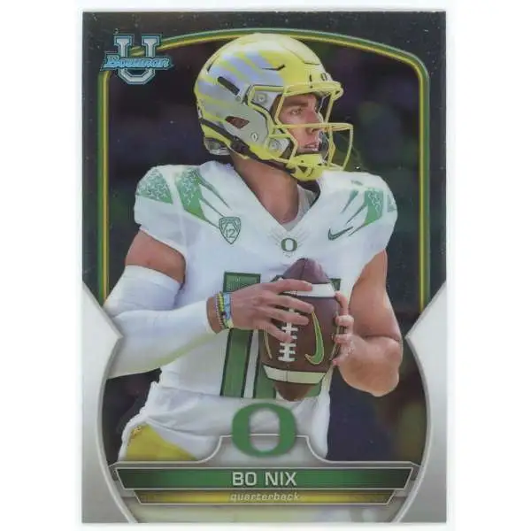 NFL Topps 2022 Bowman Chrome University Football Bo Nix #61