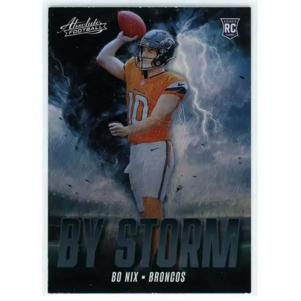 NFL 2024 Panini Absolute Football By Storm Bo Nix BS-BNX [Rookie]
