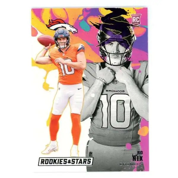 NFL 2024 Panini Rookies & Stars Football Rookie Exclusive Bo Nix RE-BNX [Rookie]