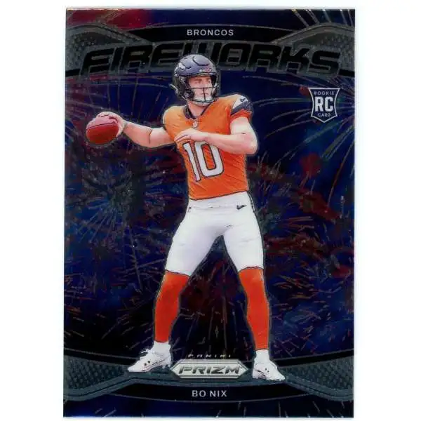 NFL 2024 Panini Prizm Football Fireworks Bo Nix #23 [Rookie]