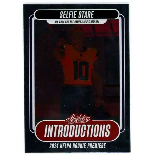 NFL 2024 Panini Absolute Football Introductions Bo Nix I-BNX [Rookie]