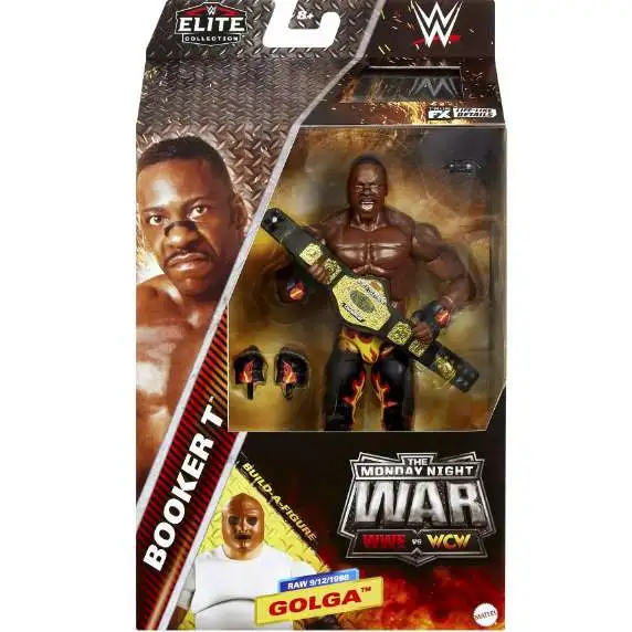 WWE Wrestling Elite Collection Monday Night War Booker T Exclusive Action Figure [Build Golga Figure!]
