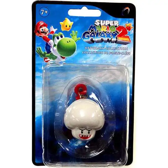 Super Mario Galaxy 2 Boo Mushroom Keychain
