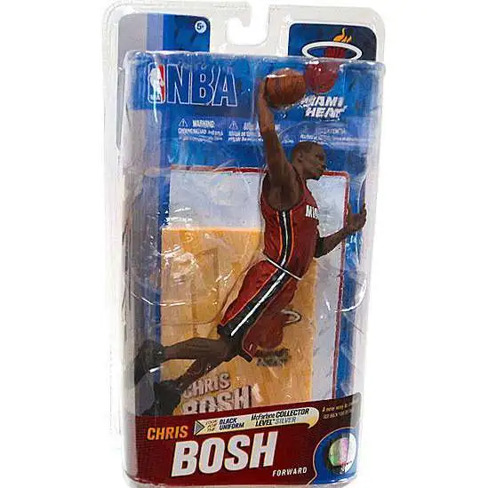 McFarlane Toys NBA Miami Heat Sports Basketball Series 19 Chris Bosh Action Figure [Red Jersey]