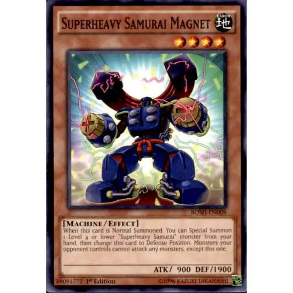 YuGiOh Breakers of Shadow Common Superheavy Samurai Magnet BOSH-EN008