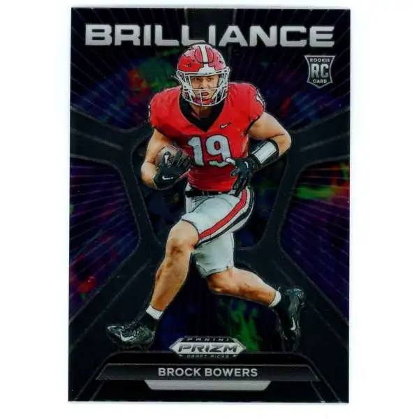 NFL 2024 Panini Prizm Draft Picks Brilliance Brock Bowers HP-OG [Rookie]