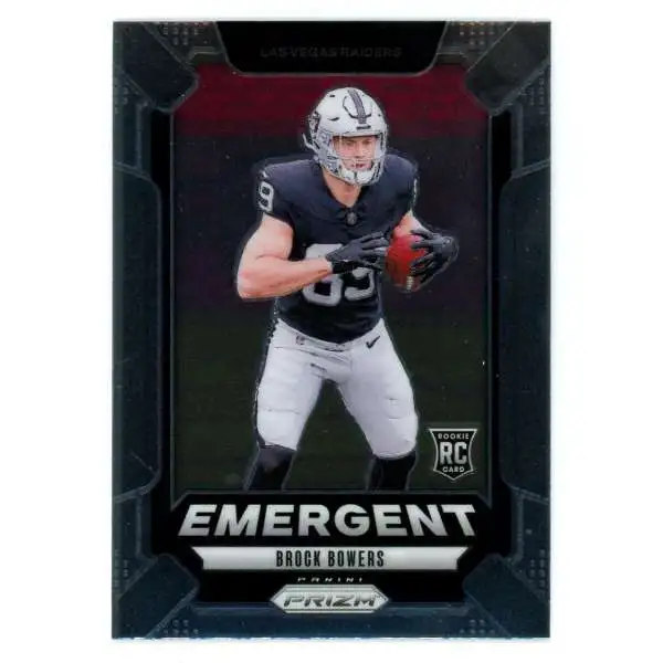 NFL 2024 Panini Prizm Football Emergent Brock Bowers #8 [Rookie]