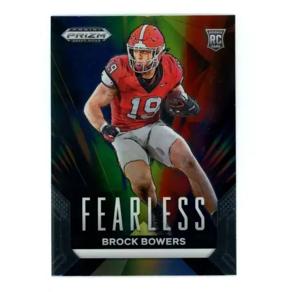 NFL 2024 Panini Prizm Draft Picks Fearless Brock Bowers F-BB [Rookie]
