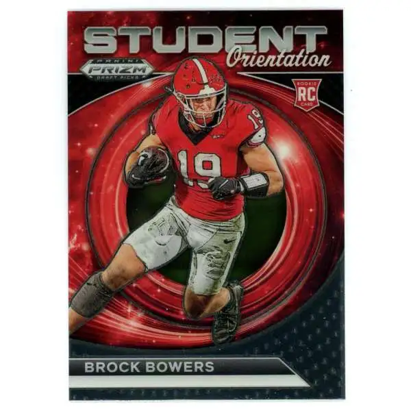 NFL 2024 Panini Prizm Draft Picks Student Orientation Brock Bowers SO-BB [Rookie]