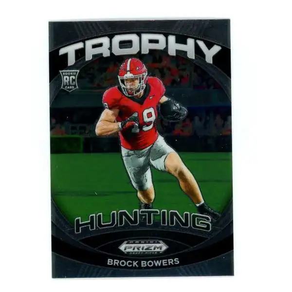 NFL 2024 Panini Prizm Draft Picks Trophy Hunting Brock Bowers TH-BBS [Rookie]