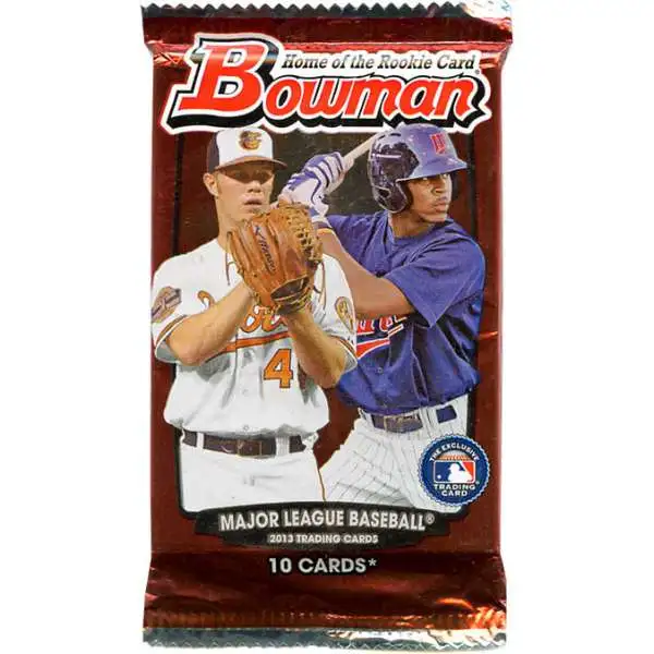 MLB Topps 2013 Bowman Baseball Trading Card Pack [10 Cards]