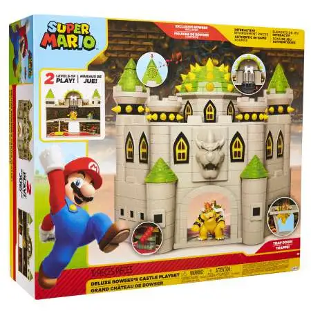 World of Nintendo Super Mario Bowser's Castle Deluxe Playset