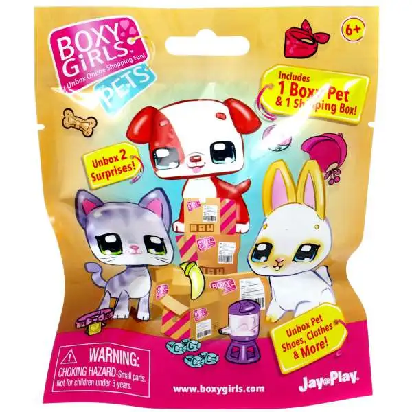 Boxy Girls Pets Mystery Pack [1 Boxy Pet & 1 Shipping Box]