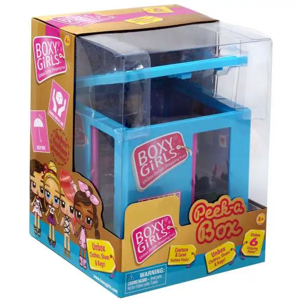 Boxy Girls Peek-A-Box Mini Doll [Blue]