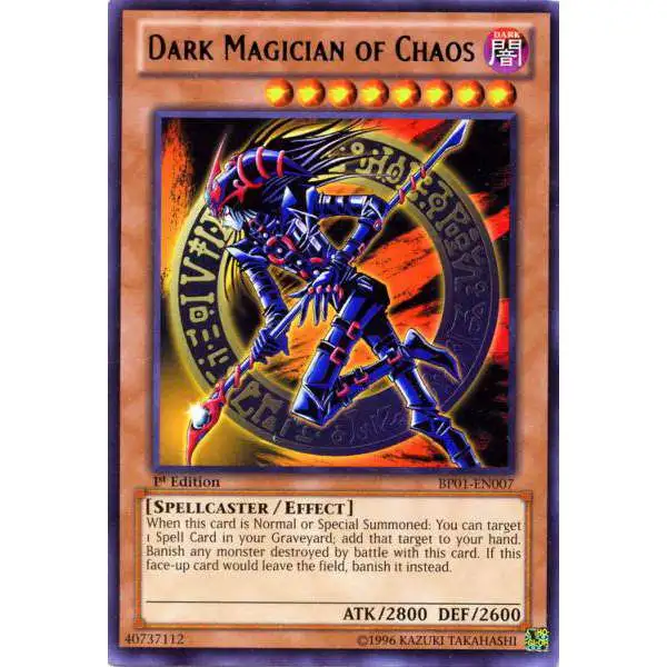 YuGiOh Battle Pack: Epic Dawn Starfoil Rare Dark Magician of Chaos BP01-EN007