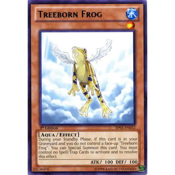 YuGiOh Battle Pack: Epic Dawn Rare Treeborn Frog BP01-EN012
