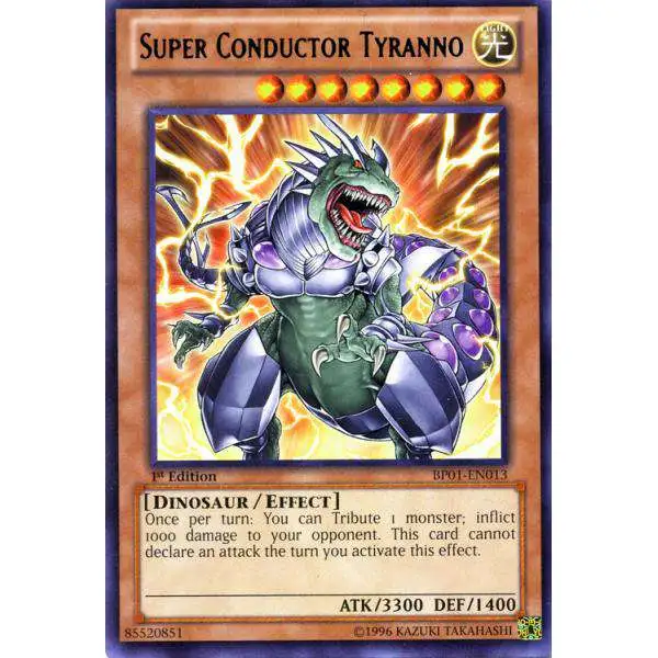 YuGiOh Battle Pack: Epic Dawn Rare Super Conductor Tyranno BP01-EN013