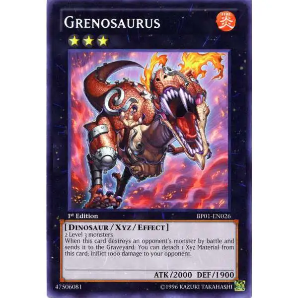 YS11 Yu-Gi-Oh 1x Grenosaurier - 