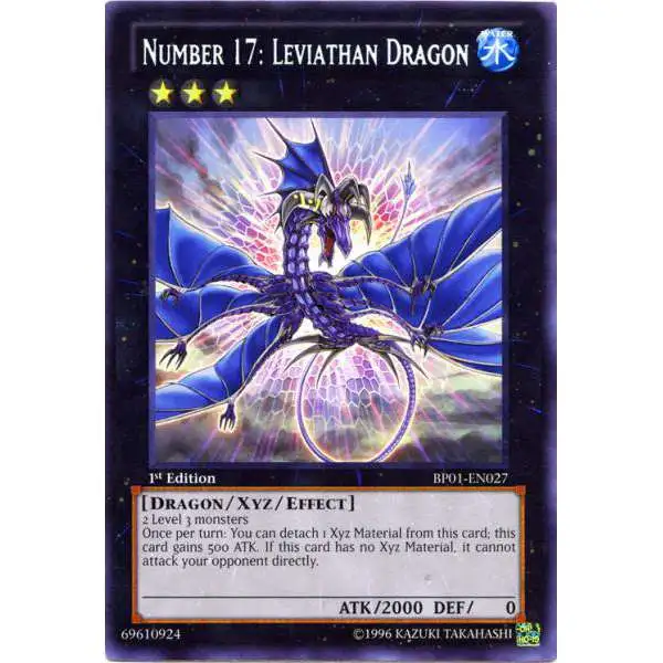 YuGiOh Battle Pack: Epic Dawn Rare Number 17: Leviathan Dragon BP01-EN027