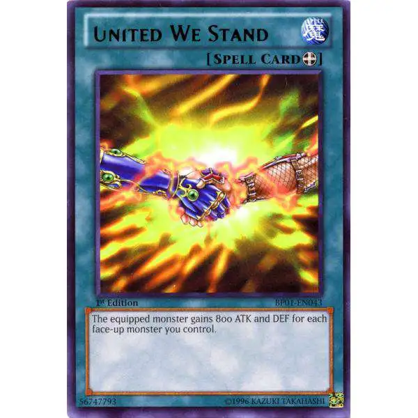 YuGiOh Battle Pack: Epic Dawn Rare United We Stand BP01-EN043