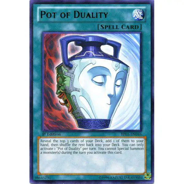 YuGiOh Battle Pack: Epic Dawn Rare Pot of Duality BP01-EN046