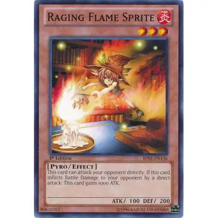 YuGiOh Battle Pack: Epic Dawn Common Raging Flame Sprite BP01-EN136