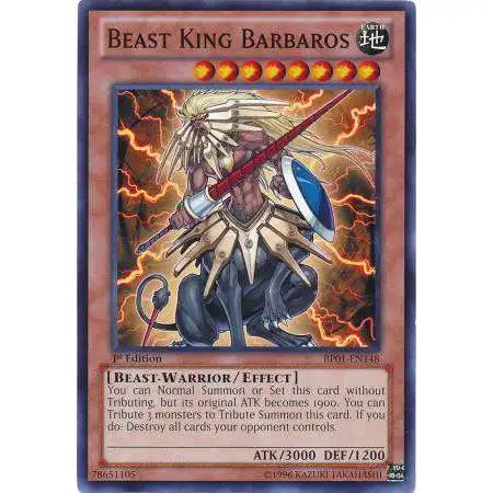 YuGiOh Battle Pack: Epic Dawn Starfoil Beast King Barbaros BP01-EN148