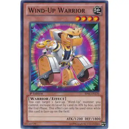 YuGiOh Battle Pack: Epic Dawn Common Wind-Up Warrior BP01-EN170