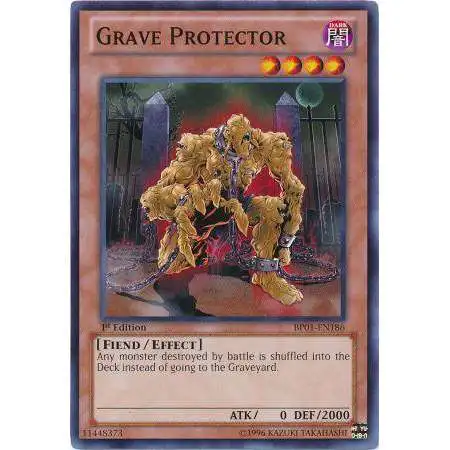 YuGiOh Battle Pack: Epic Dawn Common Grave Protector BP01-EN186