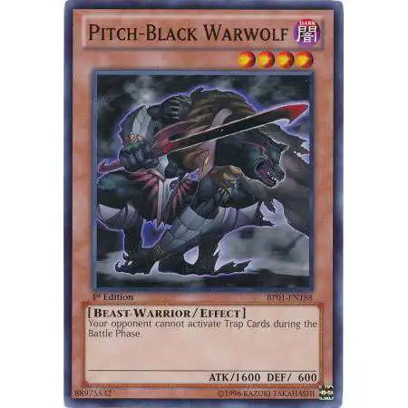 YuGiOh Battle Pack: Epic Dawn Starfoil Pitch-Black Warwolf BP01-EN188