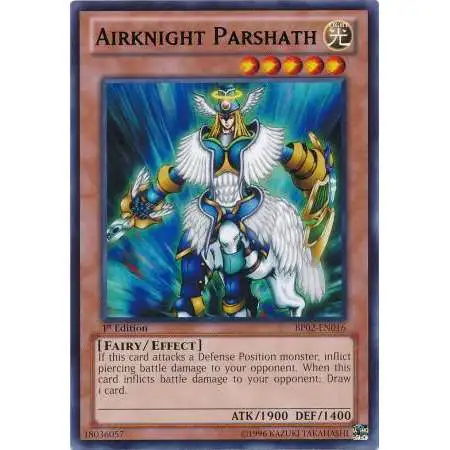 YuGiOh Battle Pack 2: War of the Giants Rare Airknight Parshath BP02-EN016