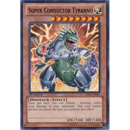 YuGiOh Battle Pack 2: War of the Giants Rare Super Conductor Tyranno BP02-EN046