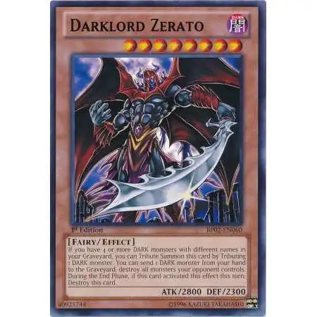 YuGiOh Battle Pack 2: War of the Giants Rare Darklord Zerato BP02-EN060
