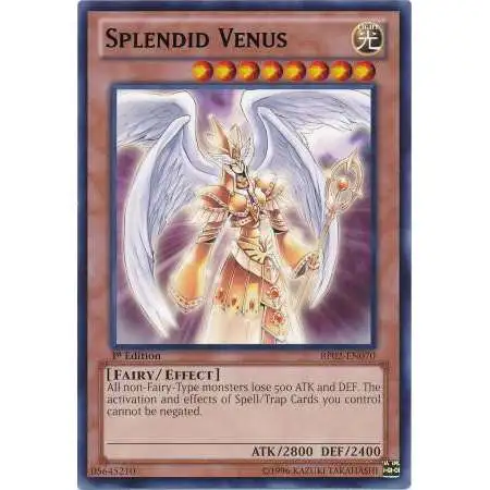 YuGiOh Battle Pack 2: War of the Giants Rare Splendid Venus BP02-EN070