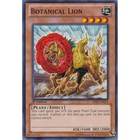 YuGiOh Battle Pack 2: War of the Giants Common Botanical Lion BP02-EN074
