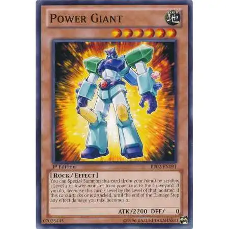 YuGiOh Battle Pack 2: War of the Giants Common Power Giant BP02-EN091